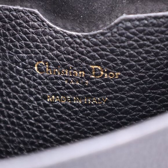 Dior Medium Grained Dior Bobby Bag in Black Calfskin Leather - Picture 2 of 10